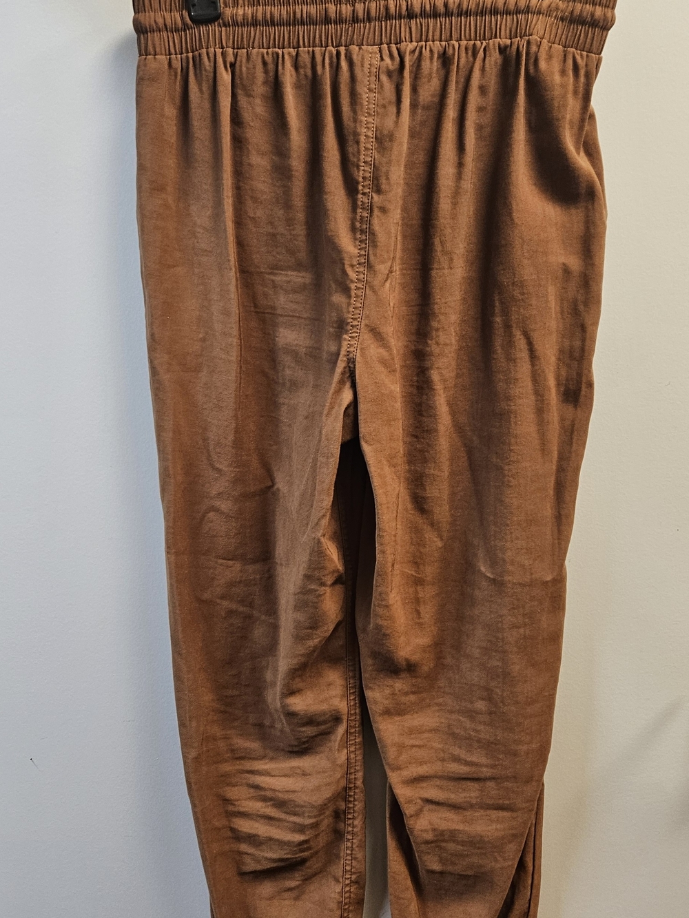 Women's Chinos in Cognac Brown. Casual Wear, Vacation, Movie Night, Fall, Farm - Picture 3 of 5